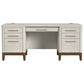 Wycliff Bay Pomono Double Pedestal Executive Desk in White, , large