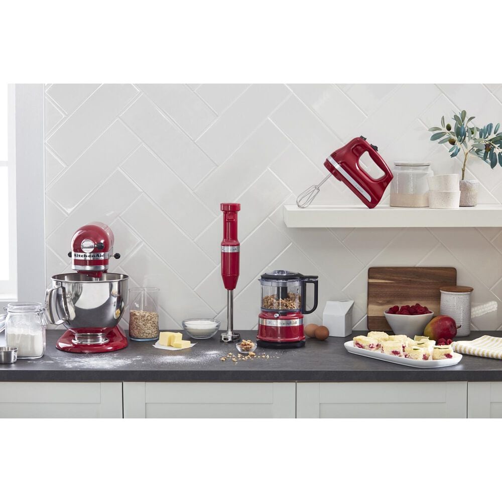 KitchenAid Corded Variable Speed Hand Blender in Empire Red, , large