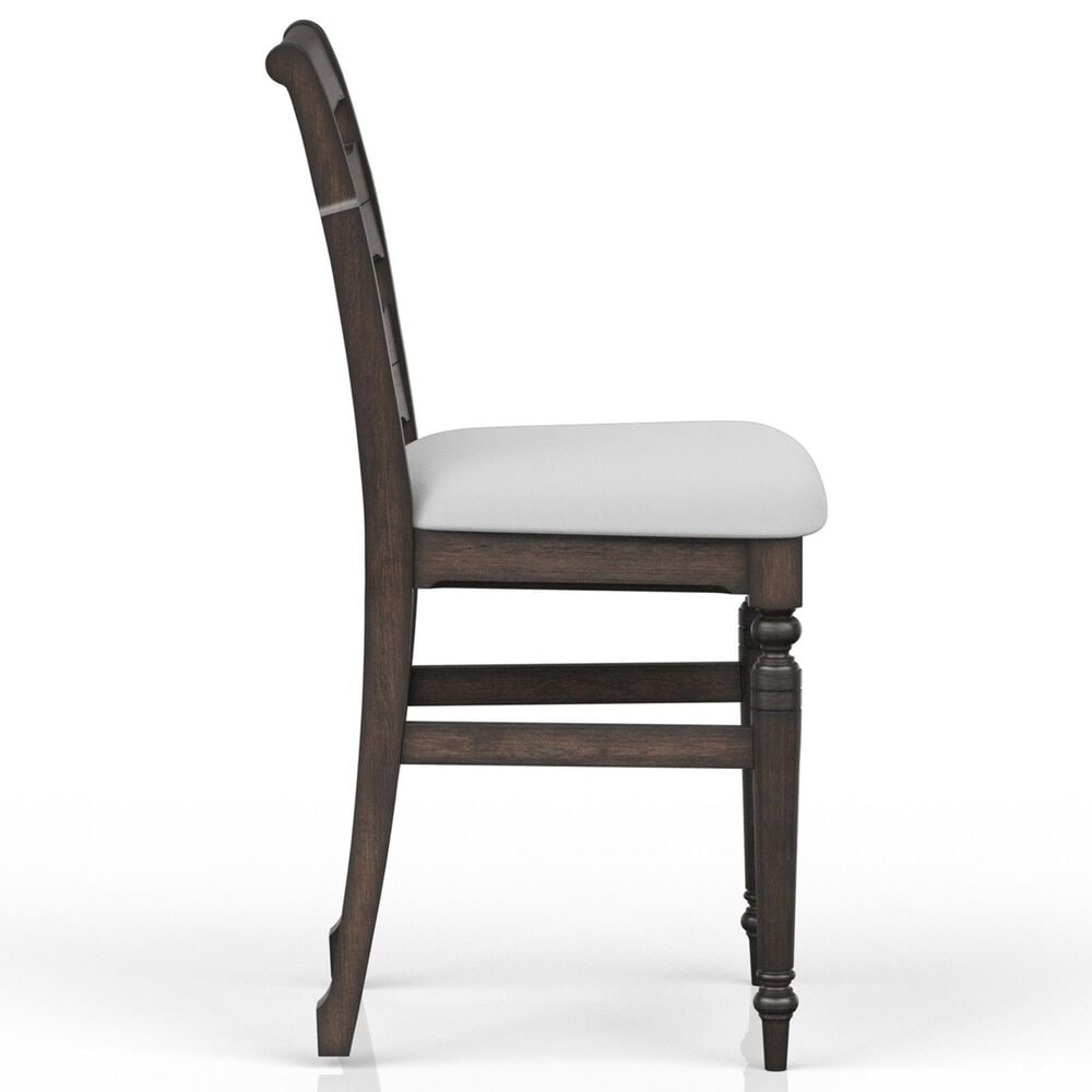 Bernards Bellamy Lane Ladder Back Counter Stool in Rich Chocolate Brown, , large