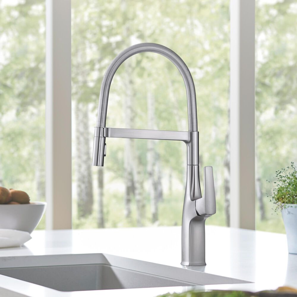 Blanco Rivana Semi Pro Kitchen Faucet in Chrome, , large