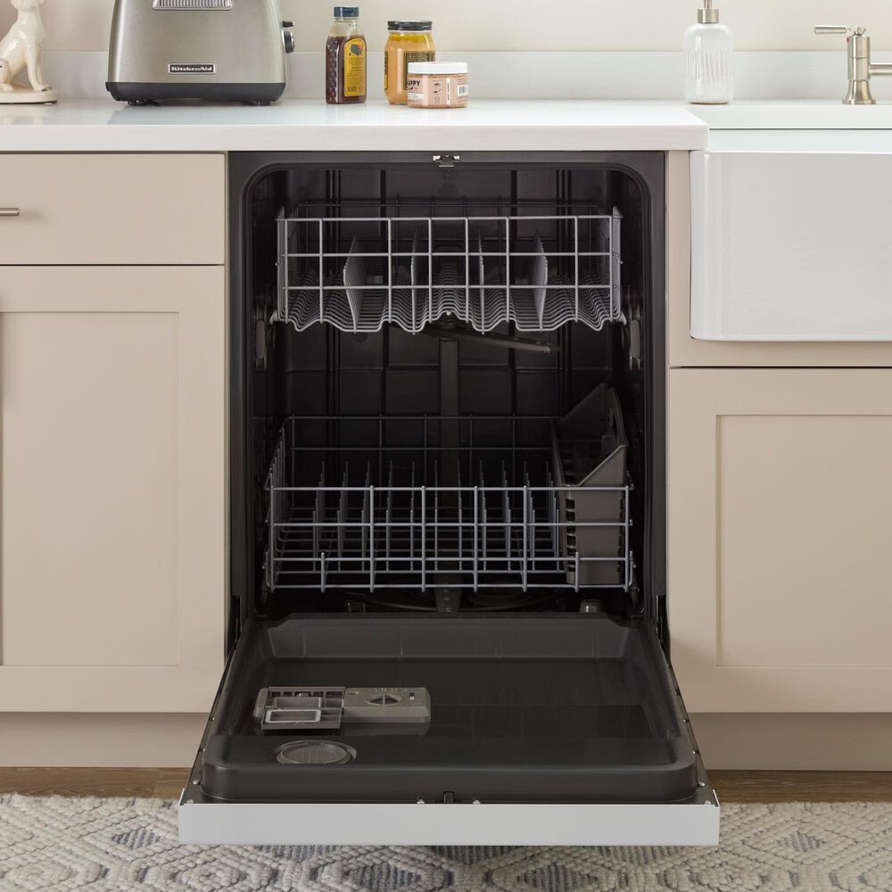 Amana 24" Build-in Dishwasher with Midnight Interior in White, , large