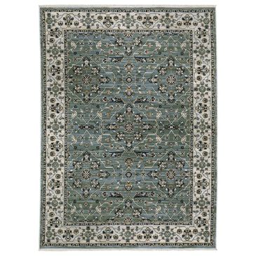Oriental Weavers Keira KEI07 Blue and Green 6"7" x 9"6" Area Rug, , large