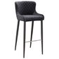Moe"s Home Collection Etta Bar Stool in Dark Blue, , large