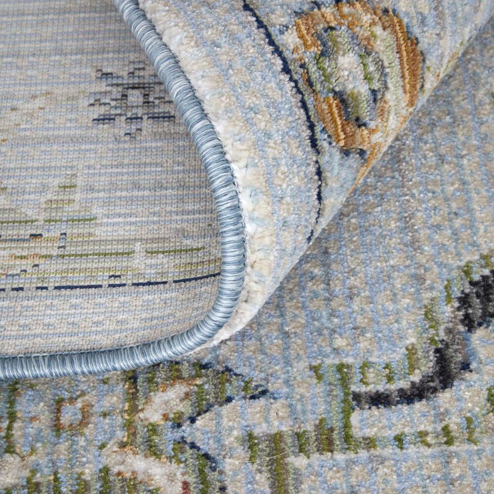 Feizy Melrose 5&#39; x 7&#39;6&quot; Blue and Multicolor Area Rug, , large