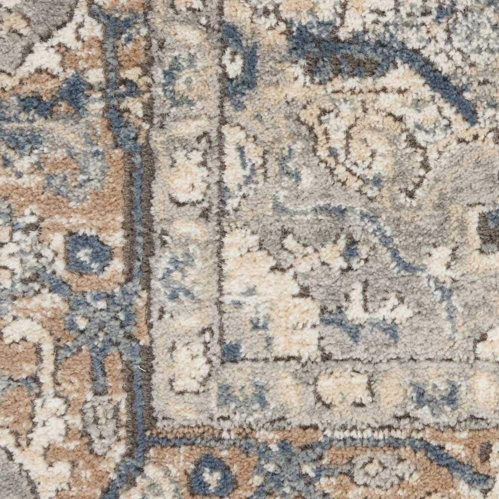 Nourison Quarry 3&#39; x 5&#39; Ivory and Grey Area Rug, , large