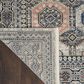 Nourison Starry Nights STN09 8" x 10" Grey and Navy Area Rug, , large