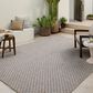 Amber Lewis x Loloi Topanga 3"11" x 5"11" Natural and Silver Indoor/Outdoor Area Rug, , large