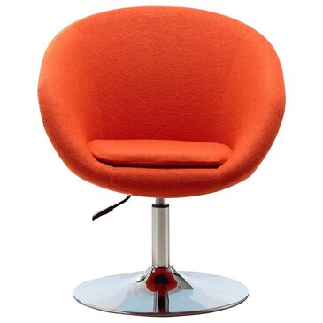 Dayton Hopper Adjustable Swivel Chair in Orange, , large