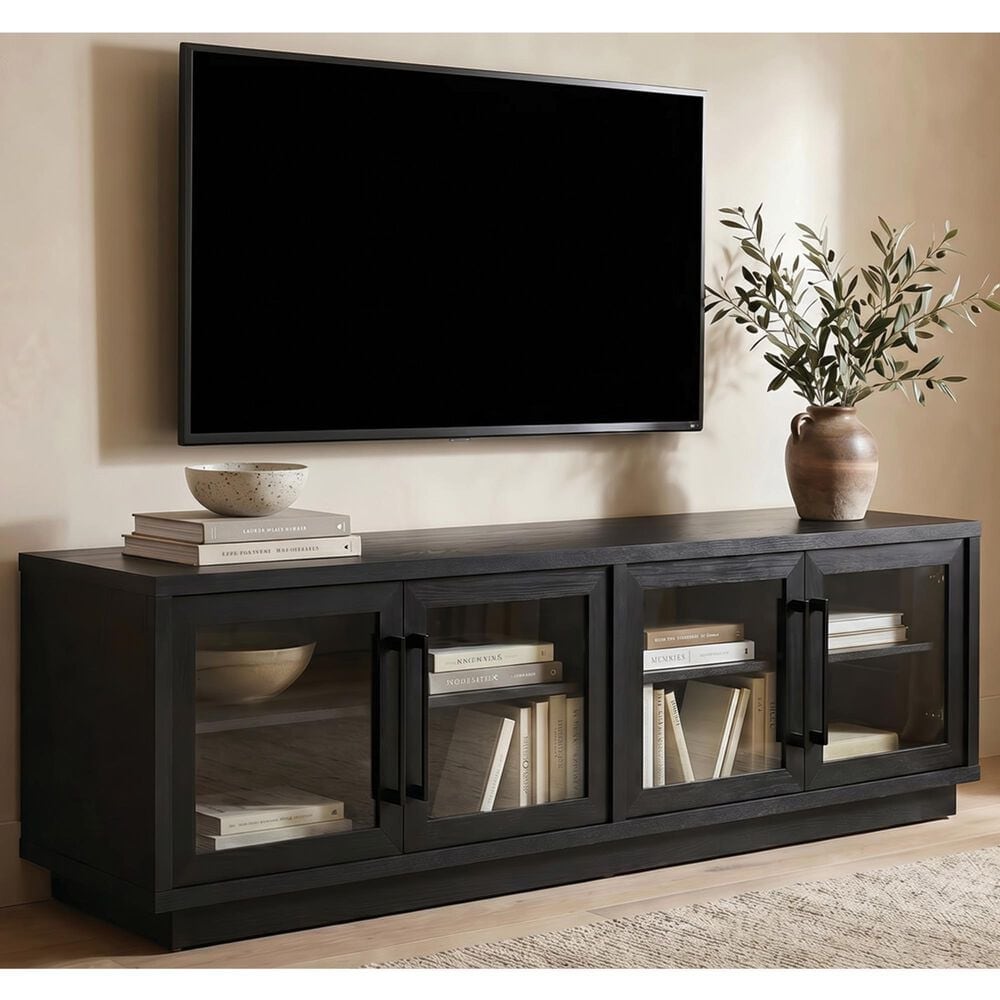 Coaster Medina 79" TV Stand in Black, , large
