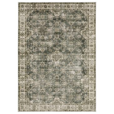 Oriental Weavers Malibu 5" x 7" Blue and Beige Area Rug, , large