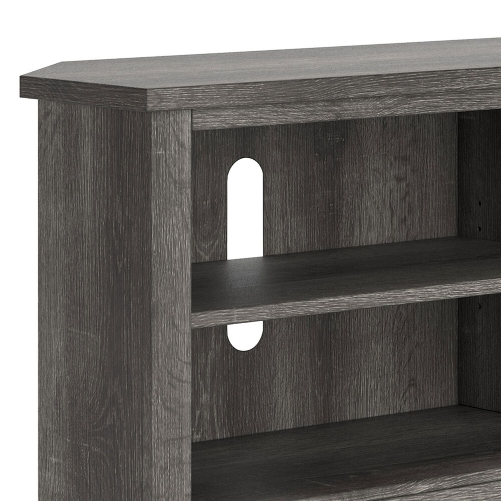 Ashley Arlenbry 48&quot; Corner TV Stand in Weathered Oak, , large
