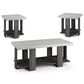 Crown Mark Boris 3-Piece Cocktail Table Set in Gray, , large