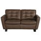 Chateau D"ax Leather Stationary Loveseat in Aline Africa, , large