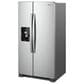 Whirlpool 21 Cu. Ft. Side by Side Refrigerator in Stainless Steel, , large
