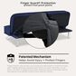 Lifestyle Solutions Toni Convertible Sofa in Navy, , large