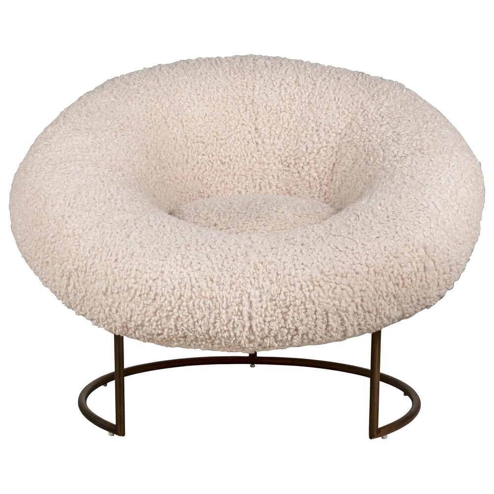Aria Designs Presley Accent Chair in Cream, , large
