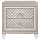 Global Furniture USA Paris Nightstand With Acrylic Legs in Champagne, , large