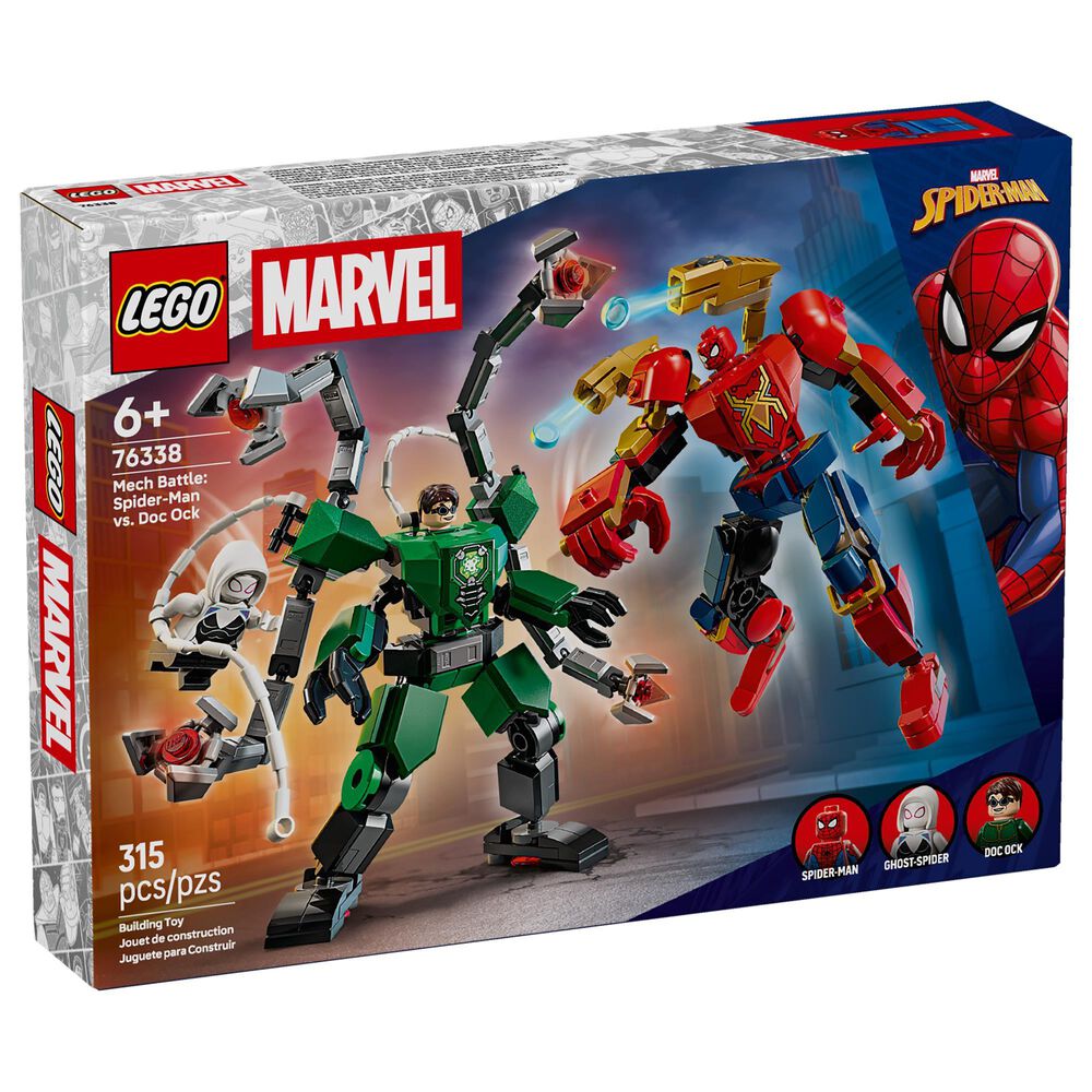 LEGO Marvel Mech Battle - Spider-Man vs. Doc Ock Mech Building Set, , large
