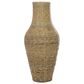 Maple and Jade 28" Faux Seagrass Handmade Floor Decorative Vase in Brown and Black, , large