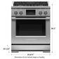 Fisher & Paykel 30" Professional Dual Fuel Range with Liquid Propane in Stainless Steel, , large