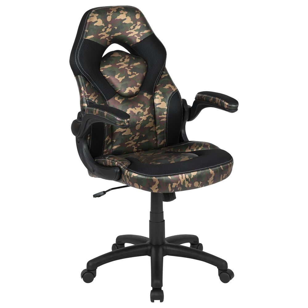 Flash Furniture X10 Gaming Chair in Camo, , large
