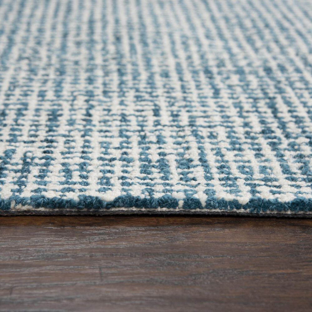 RIZZY Brindleton 2&#39;6&quot; x 8&#39; Teal Runner, , large
