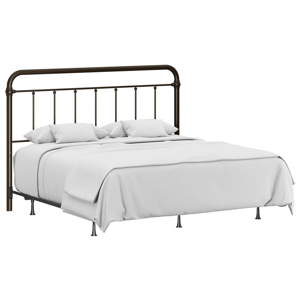 Richlands Furniture Kirkland King Slat Metal Bed in Dark Bronze, , large
