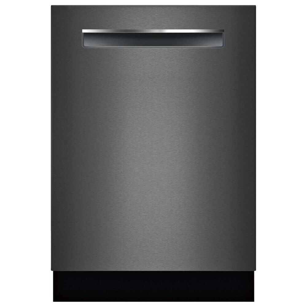 Bosch 800 Series 24" Dishwasher with Pocket Handle in Black Stainless Steel, , large