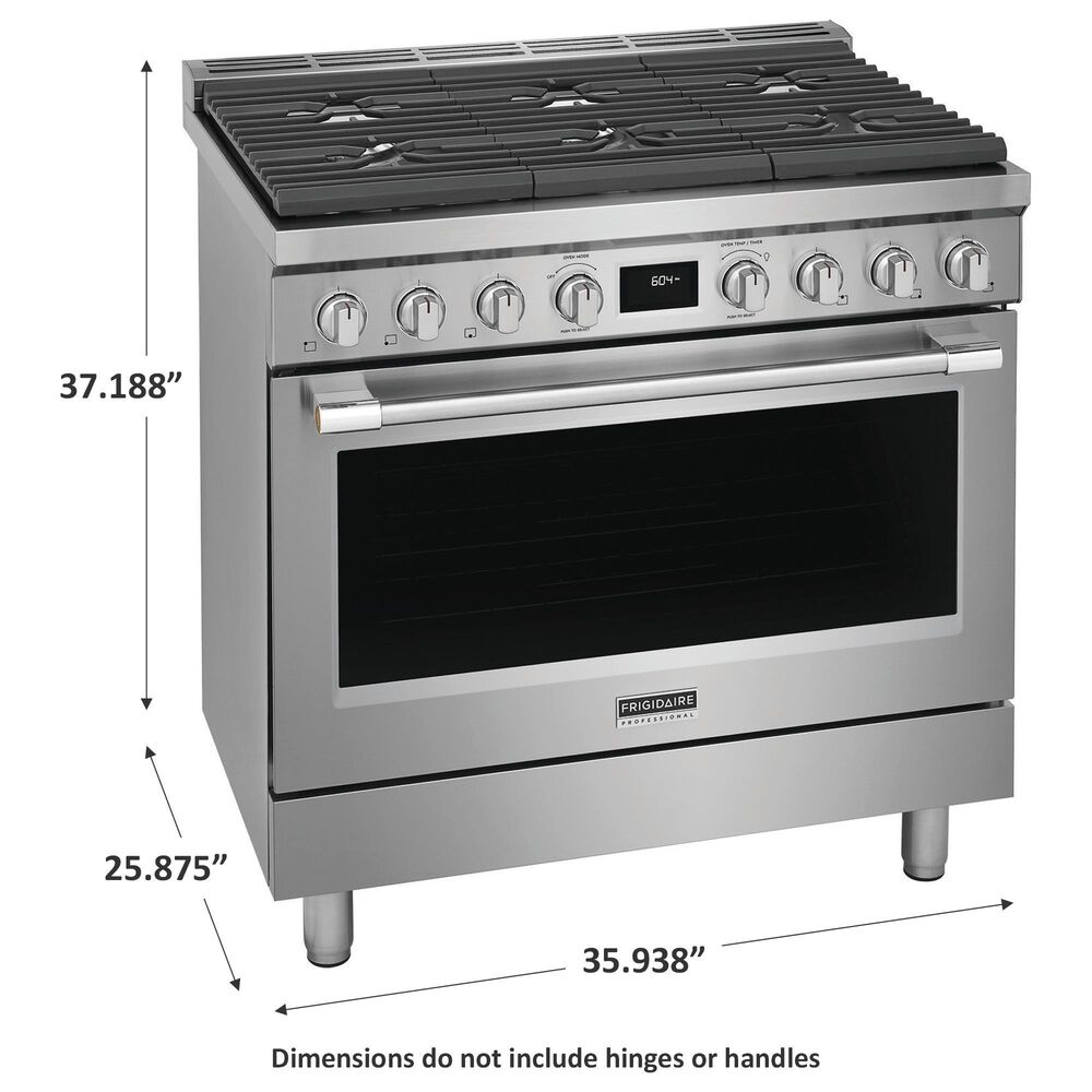 Frigidaire Professional 36&quot; Dual-Fuel Freestanding Range, , large