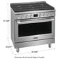 Frigidaire Professional 36" Dual-Fuel Freestanding Range, , large
