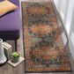 Safavieh Evoke EVK275C 2"2" x 5" Blue and Orange Runner, , large