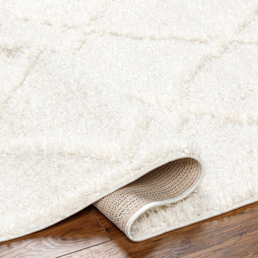 Surya Rodos RDO2301 5&#39;3&quot; x 7&#39; Beige and White Area Rug, , large