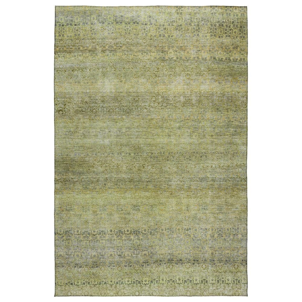 Dalyn Rug Company Burano BU12 9" x 12" Aloe Indoor/Outdoor Area Rug, , large