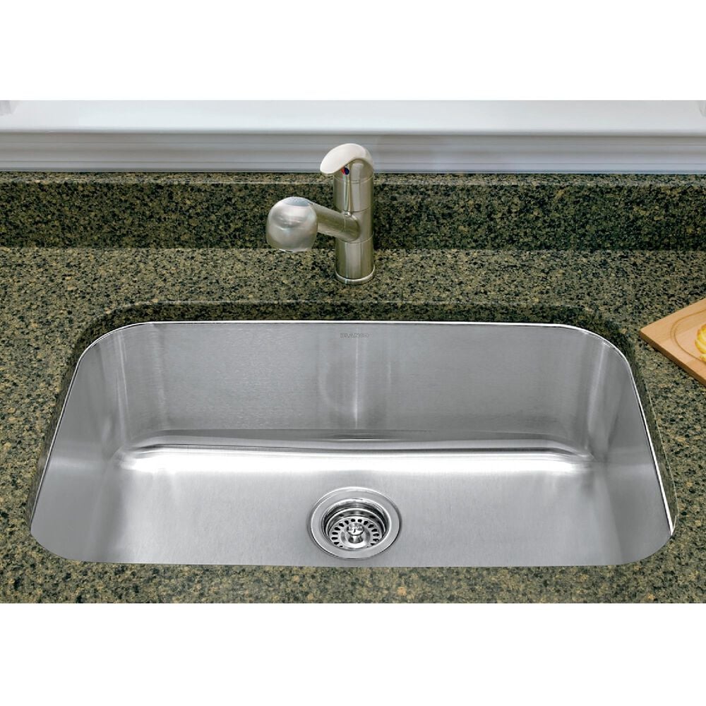 Blanco Stellar 28&quot; Super Single Bowl Kitchen Sink in Refined Brushed, , large