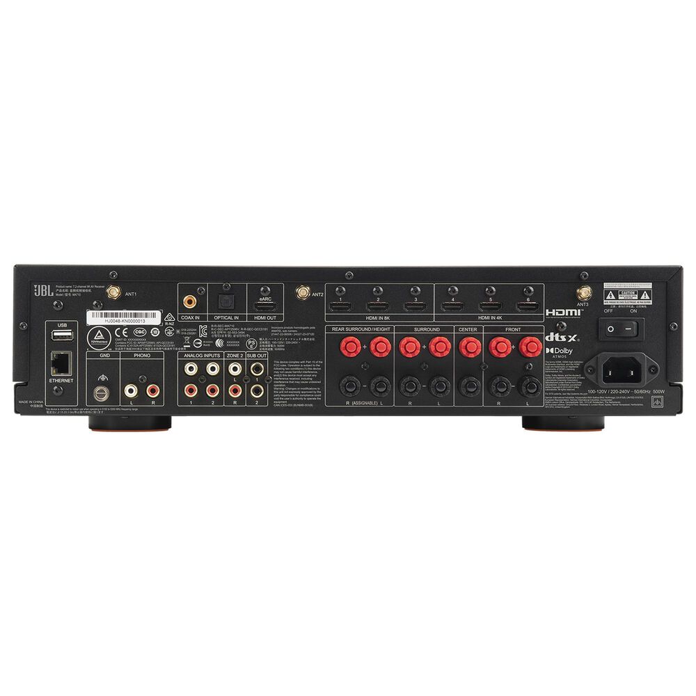 JBL MA 7.2-Channel MA710 AV Receiver with 8K HDMI in White, , large