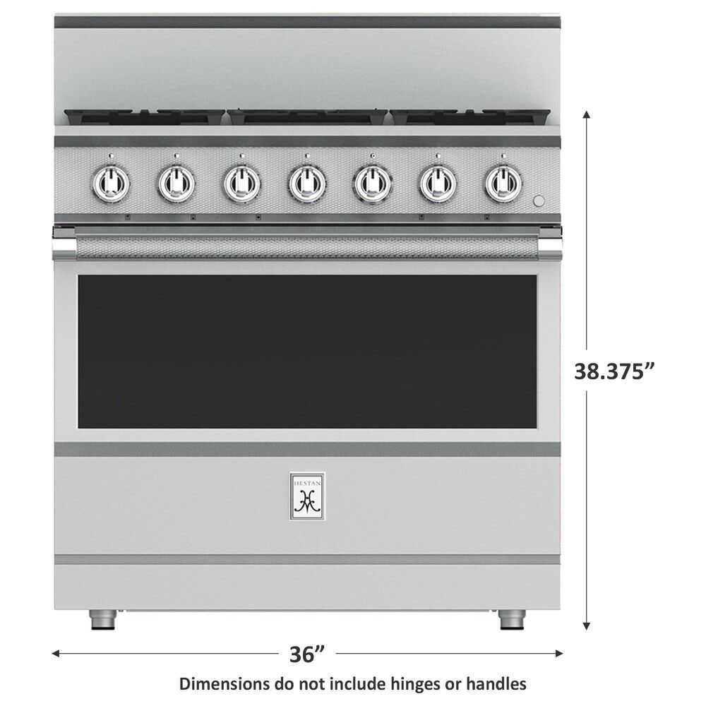 Hestan KRD Series 5.8 Cu. Ft. Slide-In Liquid Propane Gas Range with 5-Burner in Stainless Steel, , large