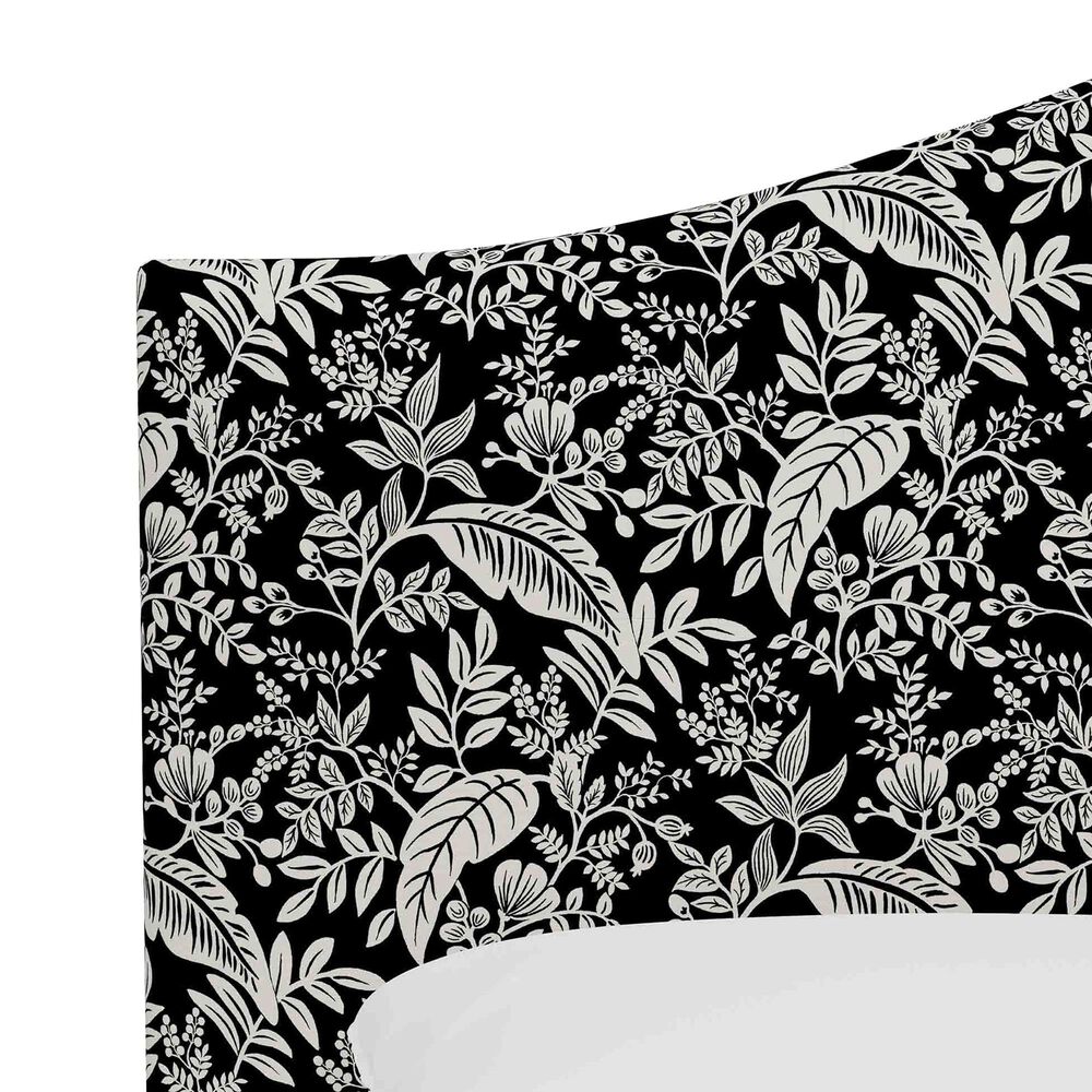Skyline Furniture Mayfair California King Headboard in Canopy Black and Cream, , large