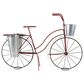 Maple and Jade Vintage Plantstand in Red and Silver, , large