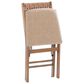 Linon Home Decor Norwich Woven Folding Chair in Natural, , large