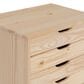 Linon Home Decor Cary 8-Drawer Rolling Cart in Unfinished, , large