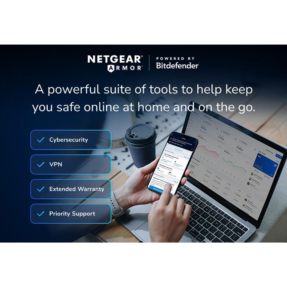 NETGEAR Nighthawk BE3600 Dual-Band Wi-Fi 7 Router in Black, , large