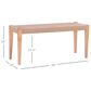 Linon Home Decor Cadence Bench with Woven Rope Seat in Natural, , large