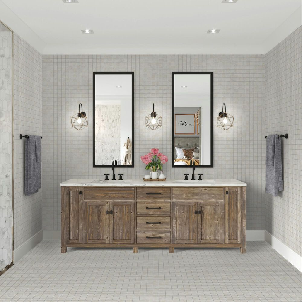 Dal-Tile Haddonstone Peony 2" x 2" on 12" x 12" Porcelain Mosaic Sheet, , large