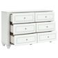 Ashley Kozlani 6-Drawer Dresser Only in White, , large