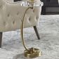 Uttermost Waveney Drink Table in Antique Brass, , large