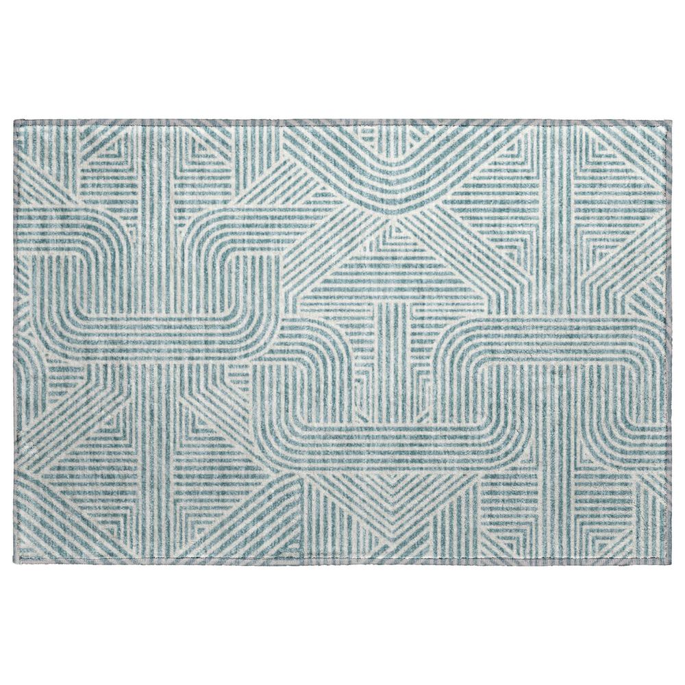 Dalyn Rug Company The Reserve TR14 Teal 2"6" x 3"10" Indoor/Outdoor Area Rug, , large