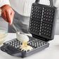 Green Pan Advanced 4-Square Waffle Maker in Graphite, , large