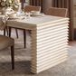 Jennifer Taylor Home Veda Dining Table in Whitewashed Natural - Table Only, , large