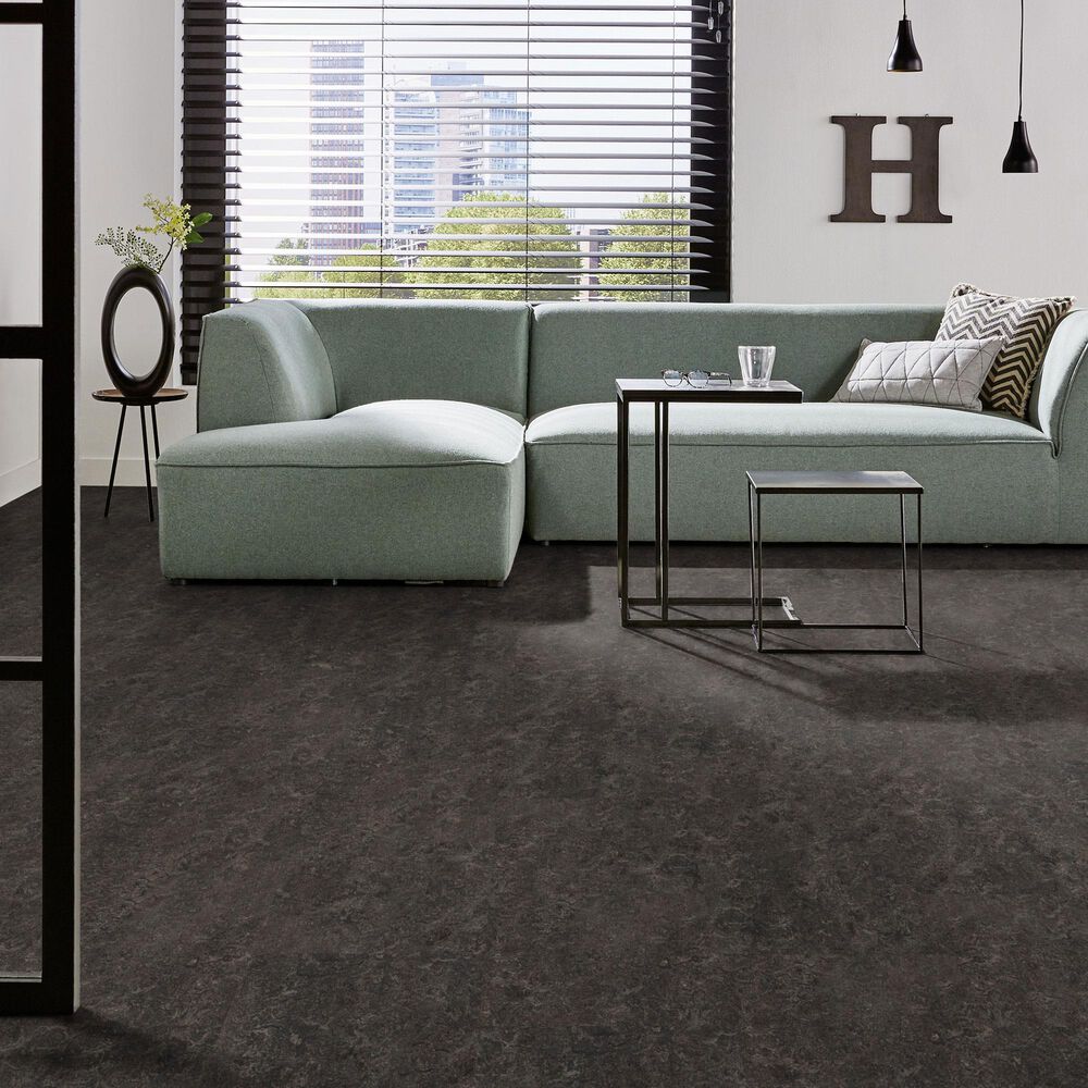 Forbo Marmoleum Cinch Loc Seal 12&quot; x 12&quot; Laminate Tile in Dark Bistre, , large
