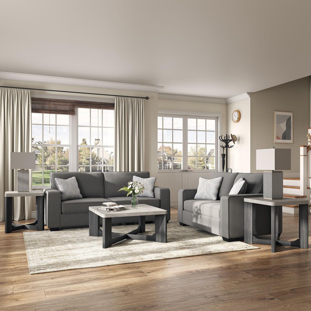 Ashley 7-Piece Living Room Set in Alloy, , large